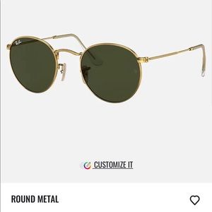 NWT Ray-Ban Round Metal Sunglasses